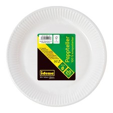 100 Piatti Di Carta per Feste