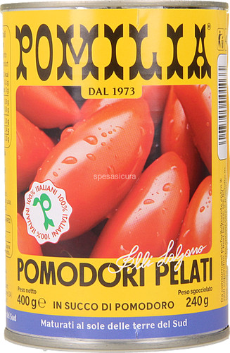Pezzi pomodori pelati - pezzi, di