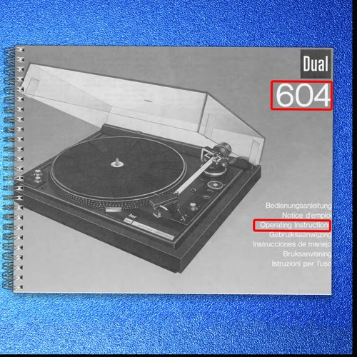 Dual 604 turntable service - turntable,