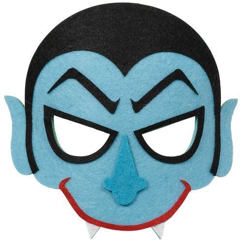 Maschera feltro vampiro - in,