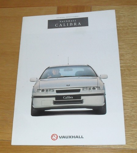 Brochure calibro vauxhall - brochure,