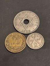3 monete coloniali britanniche