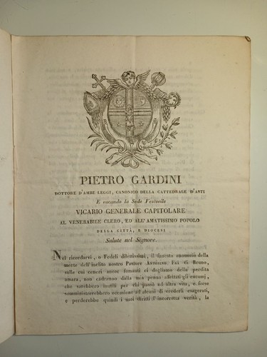 Opuscolo lettera pastorale - "lettera,