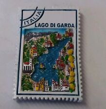 MAGNETE CALAMITA RESINA FRIGO SOUVENIR FRIDGE MAGNET LAGO DI GARDA LOMBARDIA