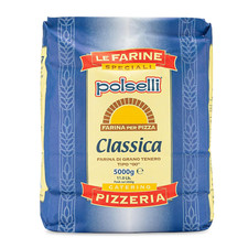 POLSELLI Classica Tipo "00" Farina Doppio Zero Extra Fine 11 Lbs 5 Kg)
