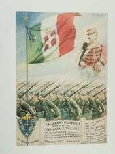 Regio esercito Monviso 34° reggimento fanteria Livorno guerra Cartolina