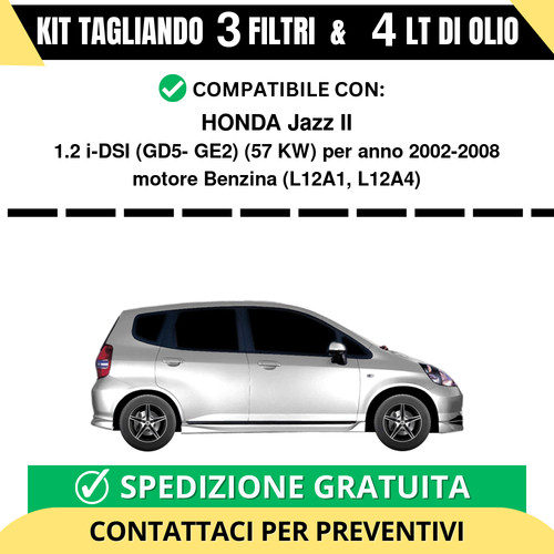 Tagliando per honda jazz - tagliando,