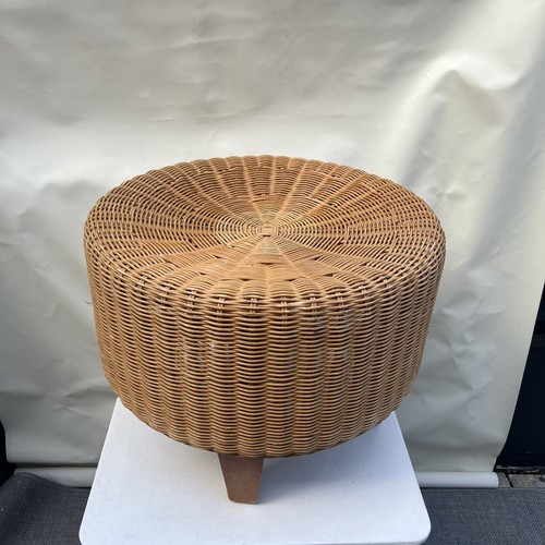 Pouf vintage ikea piedi - piedi, vimini