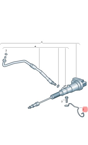 Supporto cilindro frizione - , vw