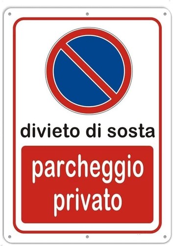 Cartello segnaletico divieto - -,