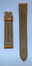 CINTURINO BREITLING PELLE LUCERTOLA ARANCIONE 16 MM