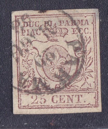 Ducato parma 1857 giglio - di, 1857-59