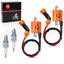 2 x Ignition Coil & Spark Plug
