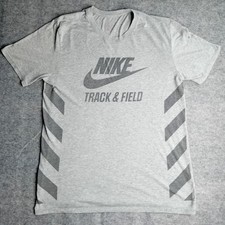 NIKE TRACK & FIELD TSHIRT VINTAGE UOMO TAGLIA MEDIA - VINTAGE RARA RETRO TOP Y2K