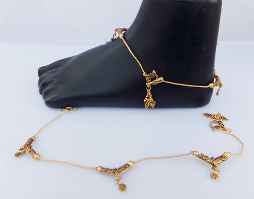 Set cavigliera catena designer