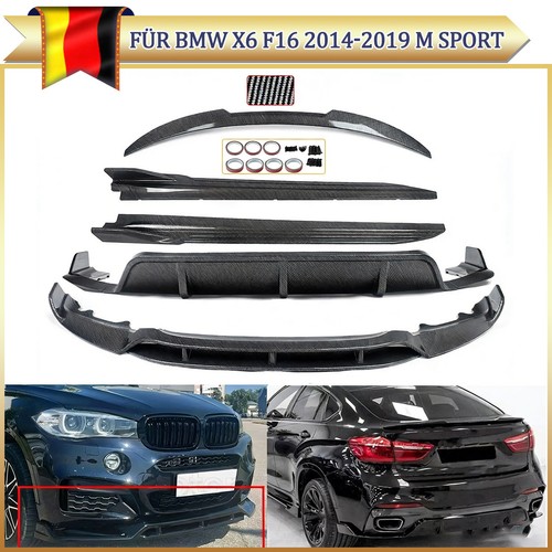 Spoiler anteriore carbon look