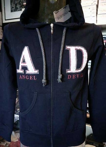 Felpa uomo angel devil - uomo, con
