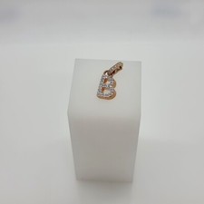 Swarovski Remix Charm Ciondolo Lettera B Bianco, Rosa Verg.  Sacchetti di velluto 5437624