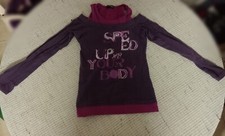 Maglia A Maniche Lunghe Viola Da Ragazza