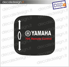 Adesivi manetta fuoribordo yamaha 704 remote control barca stickers 