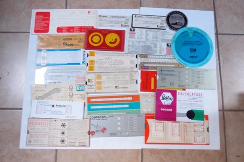 Lotto regoli calcolatori - , di