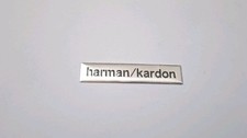 1 stemma scritta fregio logo emblema adesivo harman kardon in metallo 