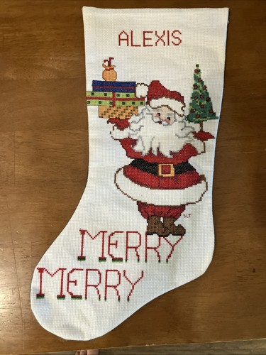 Calza natalizia babbo natale - calza,