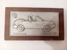 Targa FIAT Ritmo Cabrio Bertone Gadget Concessionario Dell'epoca