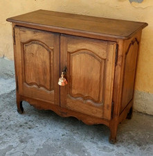 Piccolo Credenzino Provenzale Antico In Noce Massello XIX secolo 