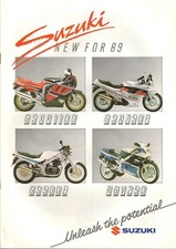 Suzuki Range 1989 UK brochure