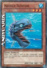 NEEDLE SUNFISH (Pesceluna Ago) • Starfoil • SP13 EN011 • Unl • YUGIOH ANDYCARDS