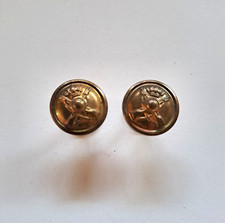 FANTERIA. ANNI '30. COPPIA DI BOTTONI A VITE PER SPALLINE DA SOTTUFFICIALE. 