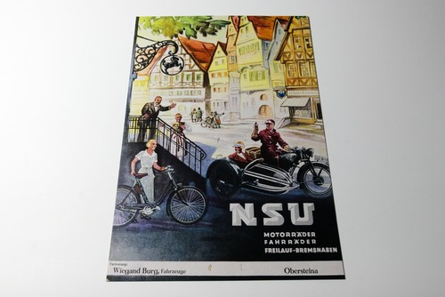 Nsu poster manifesto - nsu, moto