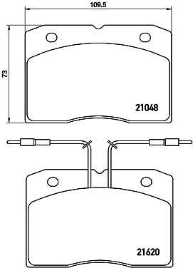 Brembo pa6003 kit pastiglie - brembo,