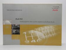 AUDI A3 1996 1° SERIE LIBRETTO USO E MANUTENZIONE ISTRUZIONE MANUALE ITALIANO