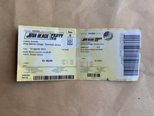 Biglietto Jovanotti JOVA BEACH PARTY 10 Agosto 2019 Roccella Jonica Lorenzo 