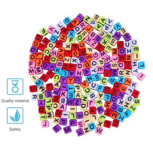 400 pcs perline lettera - 400,