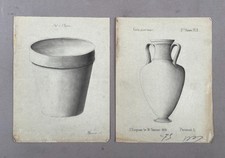 Vaso da fiori e vaso, disegno