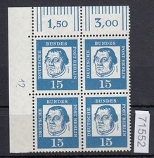 Berlino 1961, Michel n.: 203 ** DZ 12 caratteri di stampa 12