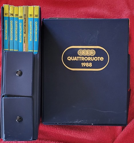 Quattroruote annata 1988 - quattroruote,