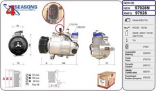 97928 AHE COMPRESSORE CLIMATIZZATORE per AUDI A4 Allroad B8 B6 A4 B6 B7 B8