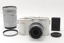 [OTTIME CONDIZIONI] OLYMPUS E-PL10 fotocamera digitale mirrorless kit 2 teleobiettivi dal GIAPPONE