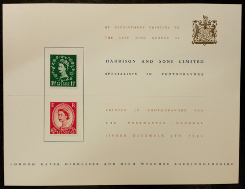 1952 21 2d - gb, wilding