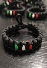 1 Bracciale Paracord 550  Nero