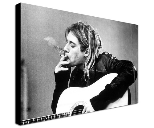 Kurt cobain nirvana quadro - nirvana,