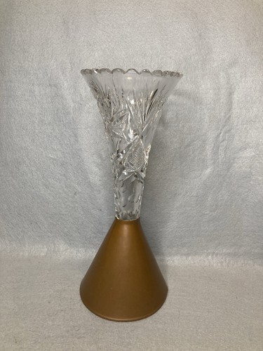 Vaso tromba cristallo base