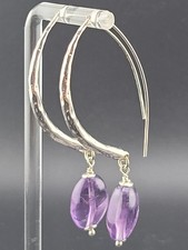 Orecchini lampadario argento