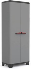 Mobile Armadio in Resina Stilo Alto Grigio e Nero 173 x 68 x 39 cm Keter