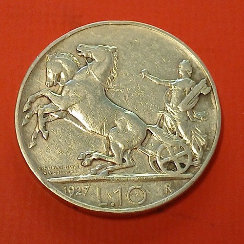 Regno italia moneta lire - d'italia, 10