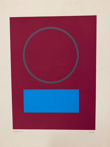 Jean leppien litografia 35x50 - litografia,